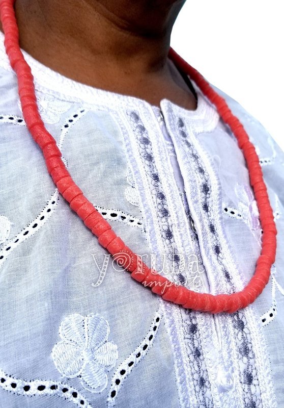 Bead Necklace - Small Handmade Glass Bead Strand