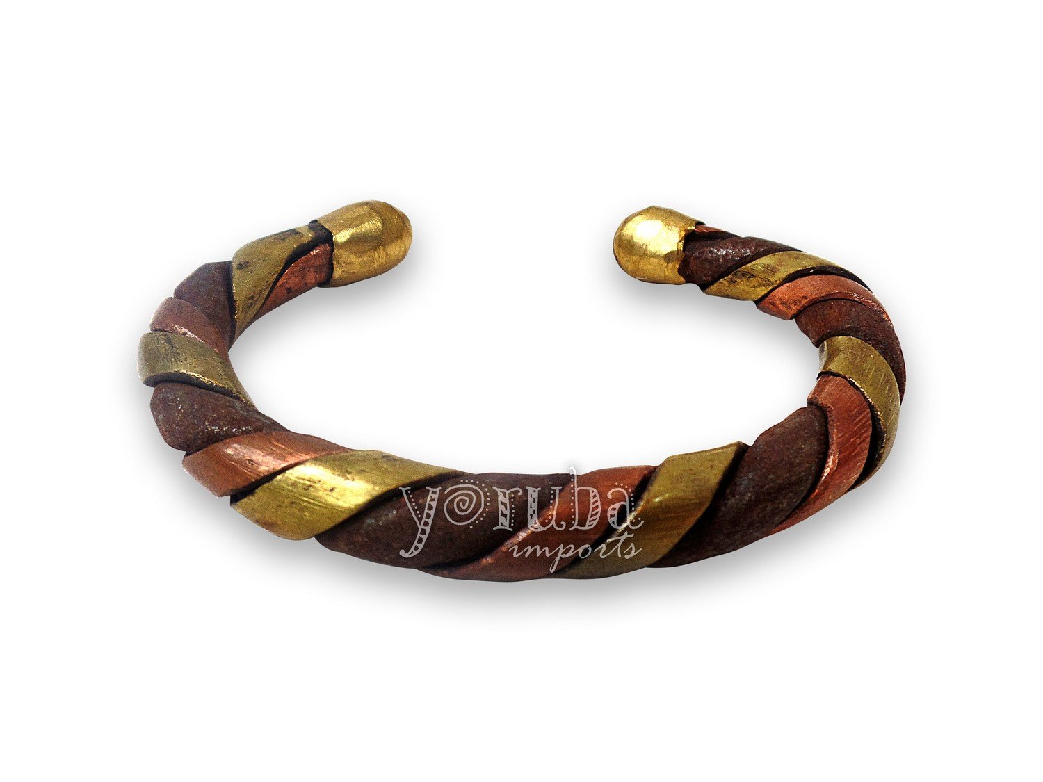 Brass, Sliver and Copper Bangle