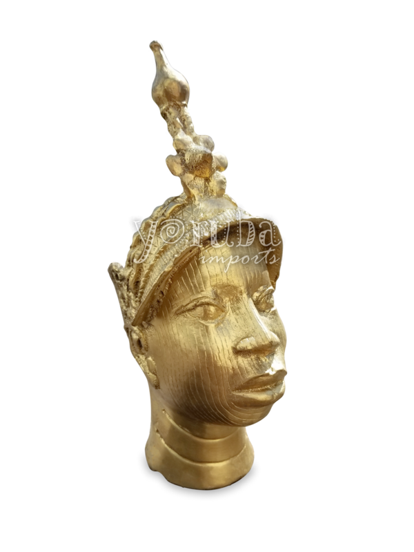 Brass Bust Olokun - Medium