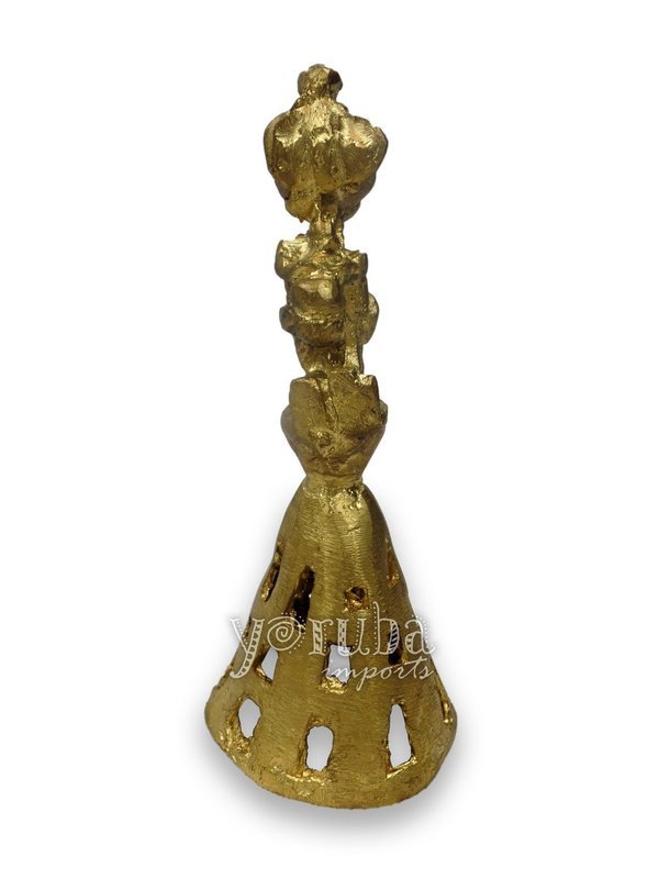 Brass Bell - Handcrafted Lady Osun Topped