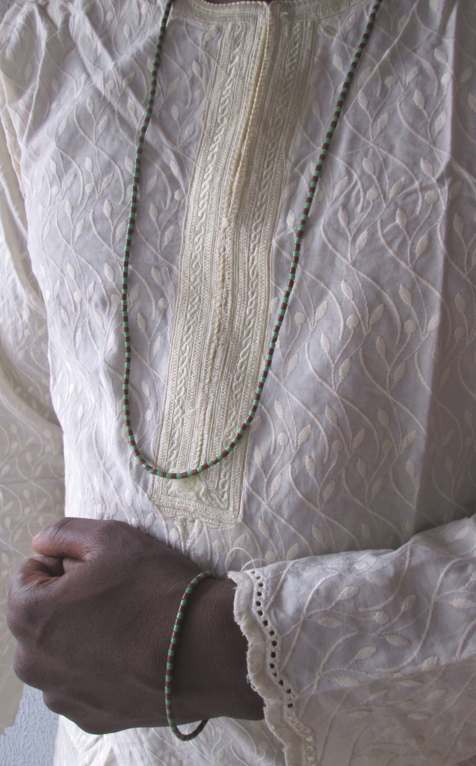 Bead - Cylinder Shaped Bead Necklace or Bracelet (Small)