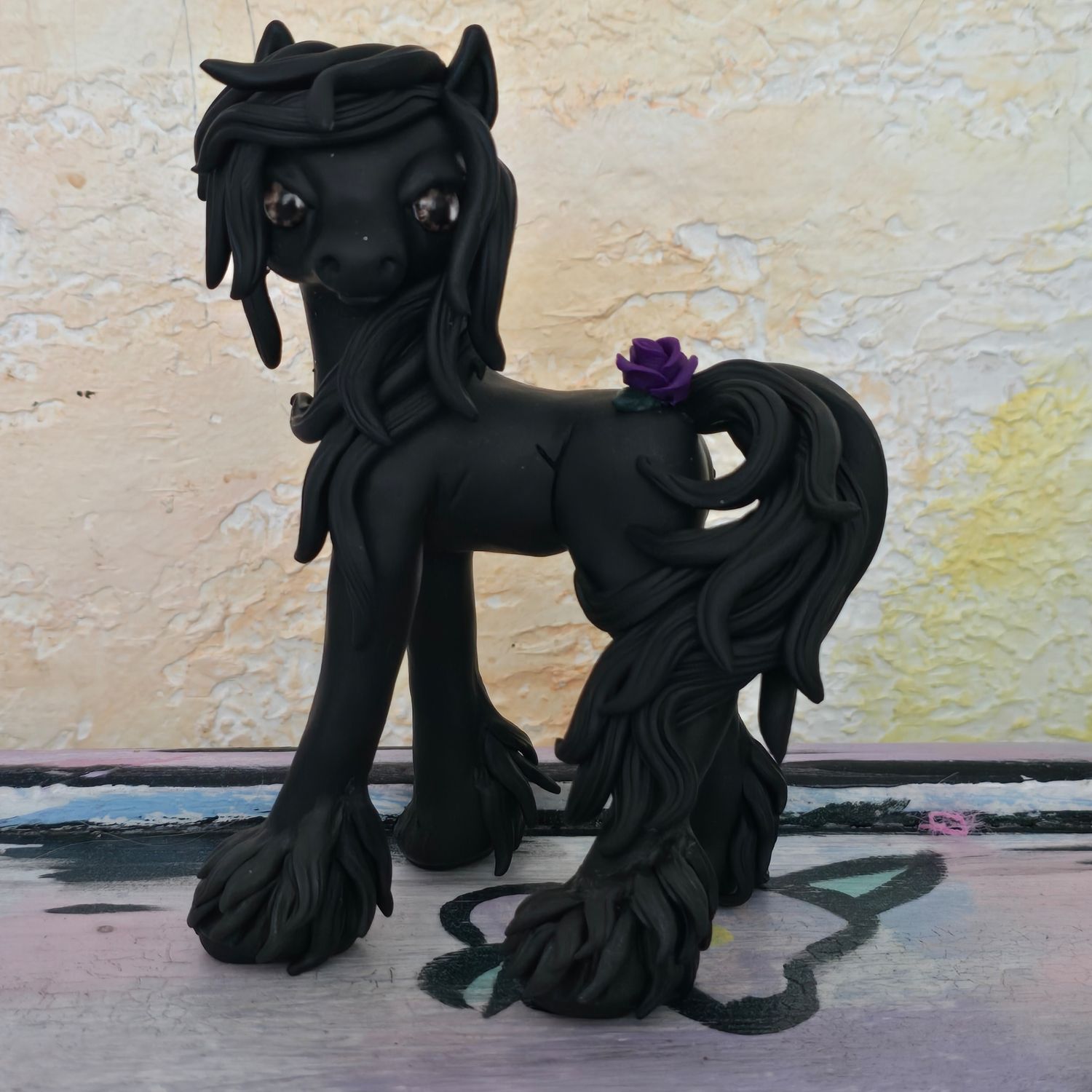 Black friesian 
