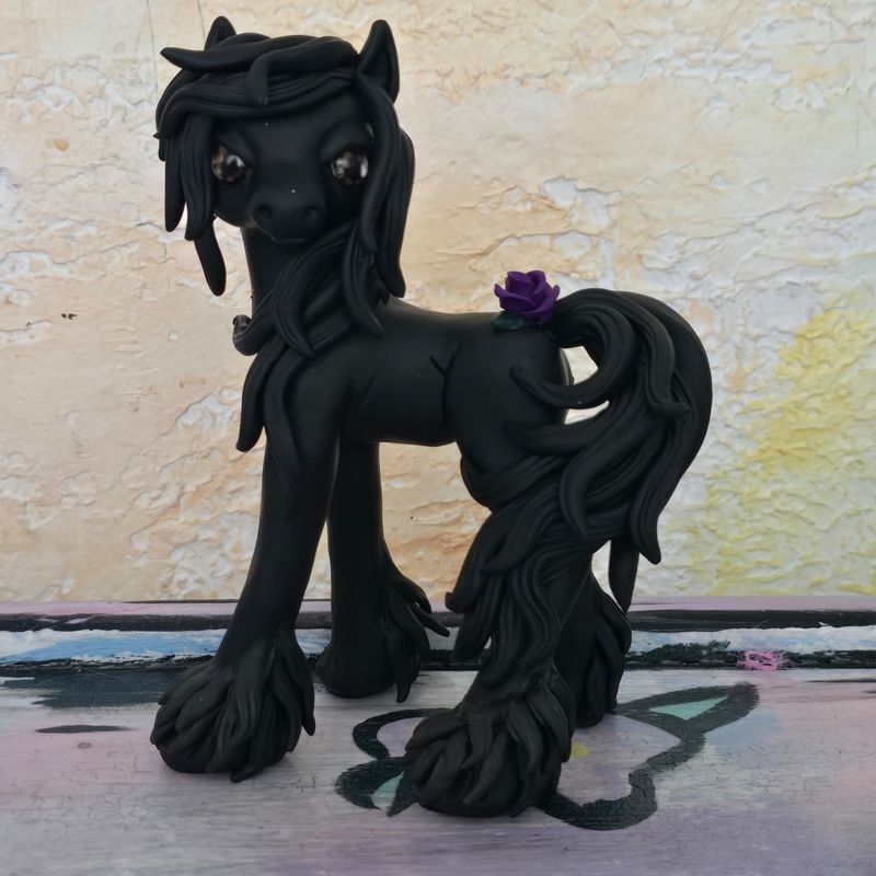 Black friesian 