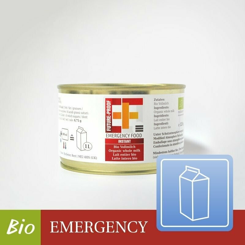 Convar EF Emergency Food Basic  Bio Vollmilchpulver (120g ergibt 1 Liter) - [DE-ÖKO-039]