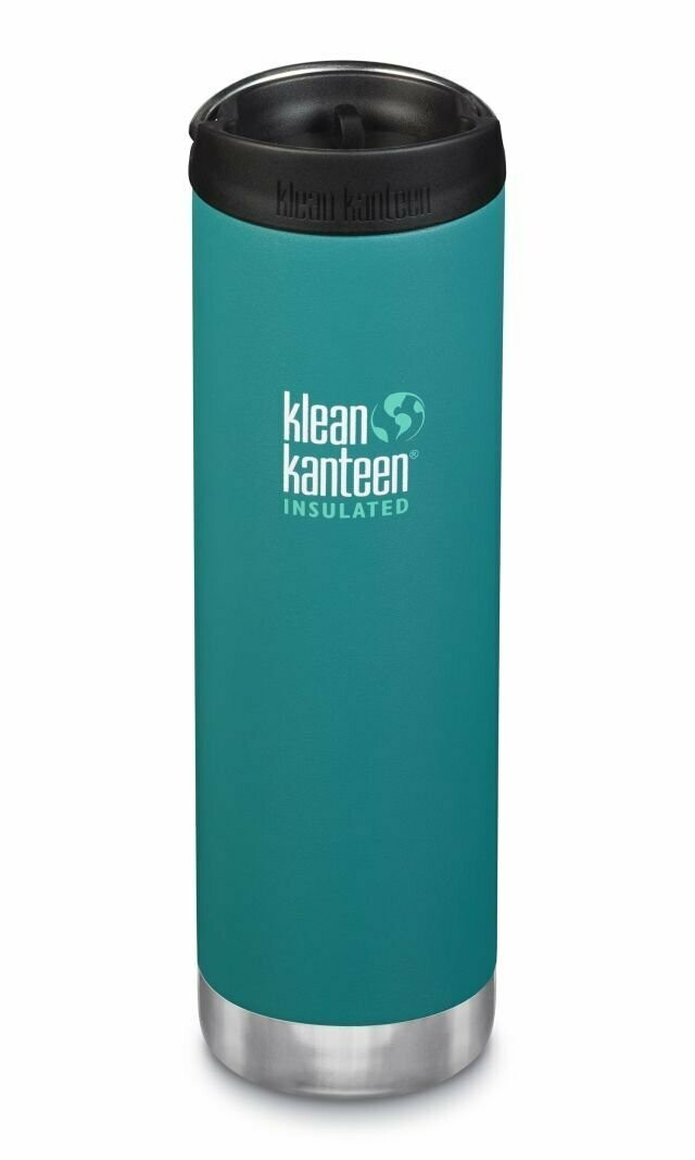 Klean Kanteen® TKWide VACUUM INSULATED (mit Café Cap) 592ml/20oz, Farbe: Emerald Bay (matt)