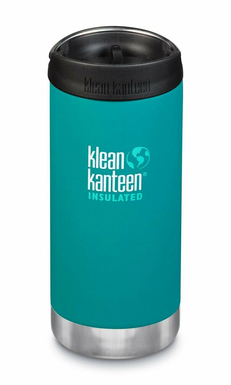 Klean Kanteen® TKWide VACUUM INSULATED (mit Café Cap) 355ml/12oz, Farbe: Emerald Bay (matt)