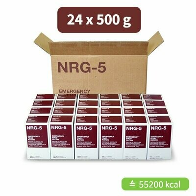 (13,17€/kg) Emergency Food NRG-5® Notverpflegung - 24 x 500g