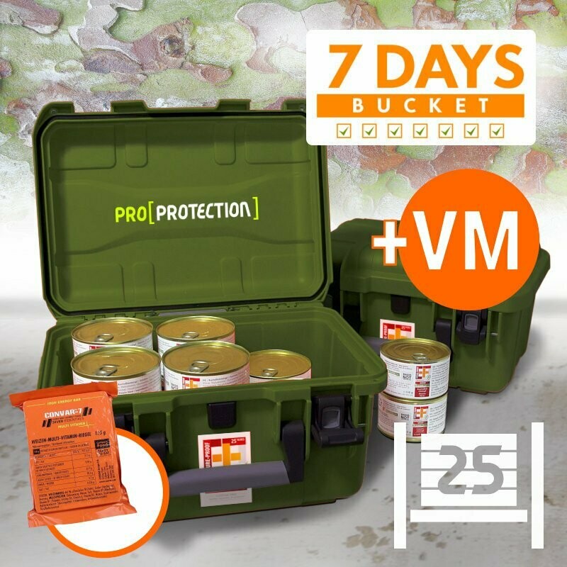 Convar EF Emergency Food - 7 Days BUCKET MIL VM