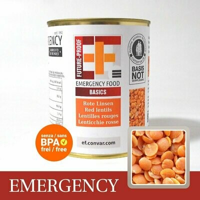 Convar EF Emergency Food Rote Linsen (350g)