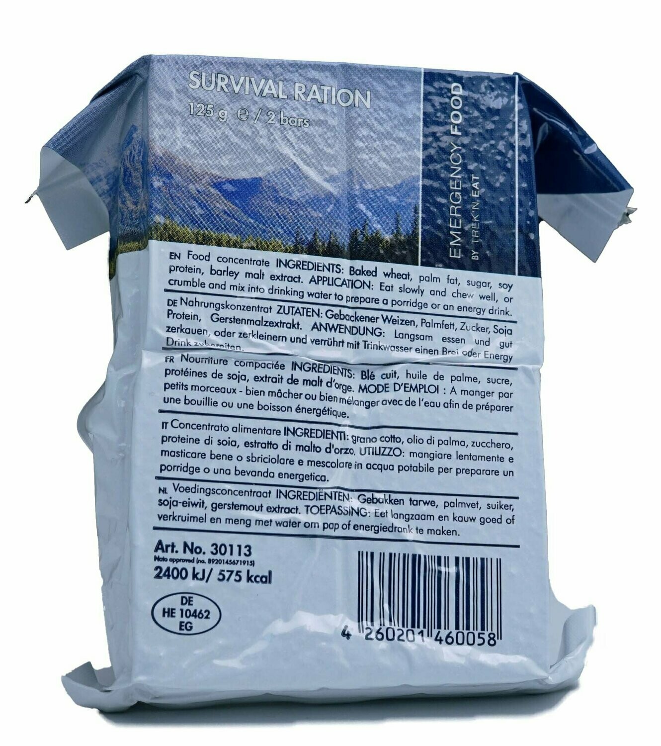 Katadyn Survival Food Ration  125g