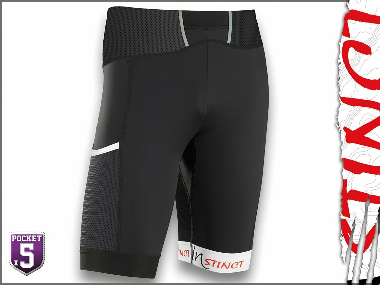 Instinct Trail Skin Ultra Race Half Tight - Short, Größe: S