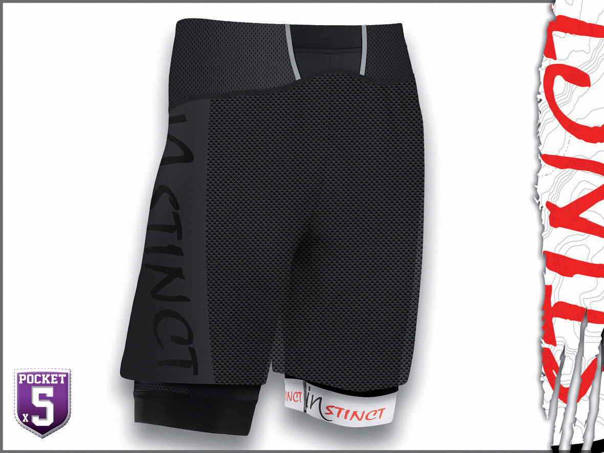 Instinct Trail Short Ultra Race 2in1 Laufhose