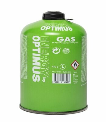 Optimus Gas - Gaskartusche Butan/Isobutan/Propan 450g