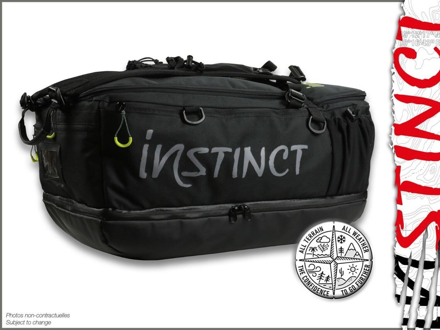Instinct Duffel Bag Trail-, Sport- und Reise-Rucksacktasche 45 L