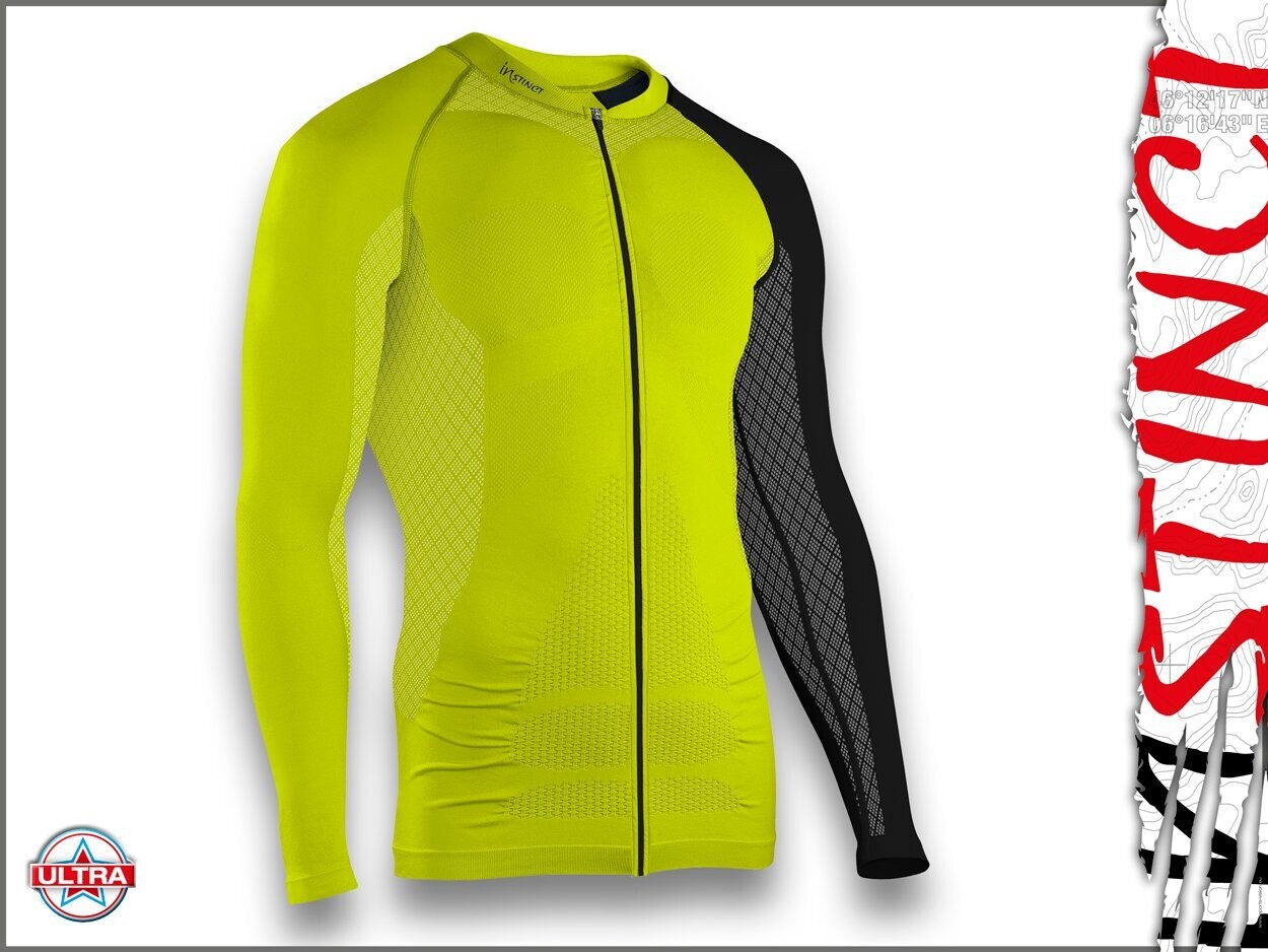 Instinct Sensation Ultra Long Sleeve Trail Shirt Lime/Black, Größe: S/M