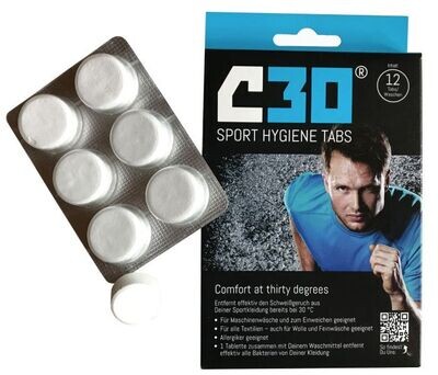 C 30 Sport Hygiene Tabs - 12 Tabs