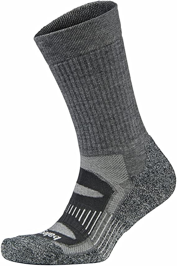 Balega Natural Fiber Performance Blister Resist Crew - grey, Trekkingsocken