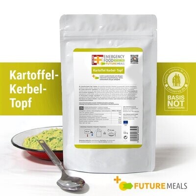 Convar EF Emergency Food - 24 x EF FLEX Kartoffel-Kerbel-Topf (125g)