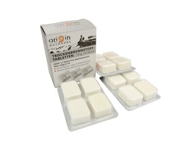 Origin Outdoors Trockenbrennstofftabletten - 12 Tabletten a 14 g