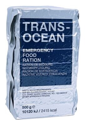 (14,92€/kg) Emergency Food Ration Trans Ocean Notverpflegung - 24 x 500g