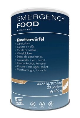 Trek'n Eat Emergency Food Karottenwürfel - 400g Dose