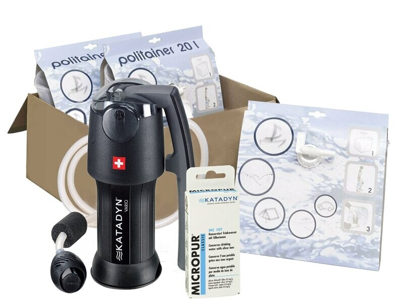 Katadyn Emergency Food Wasserpaket - mit Vario Filter