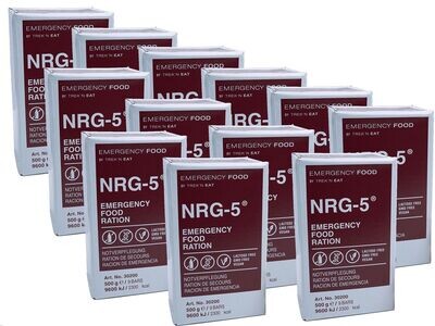 (14,83€/kg) Emergency Food NRG-5® Notverpflegung - 12 x 500g (14,83€/kg) Emergency Food NRG-5® Notverpflegung - 12 x 500g