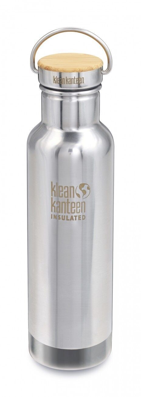 Klean Kanteen® Reflect Vacuum Insulated (mit Bamboo Cap) 592ml/20oz, Farbe: Mirrored Stainless