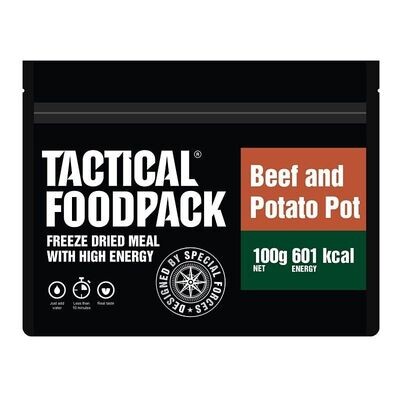 Tactical Foodpack Beef and Potato - 100 g Beutel
