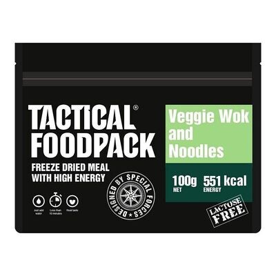Tactical Foodpack Veggi Wok and Noodles - 100 g Beutel