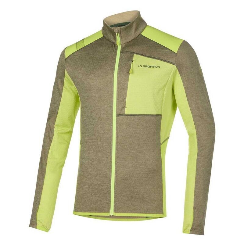 La Sportiva Herren Fleecejacke True North - Turtel/Lime Punch La Sportiva Herren Fleecejacke True North - Turtel/Lime Punch