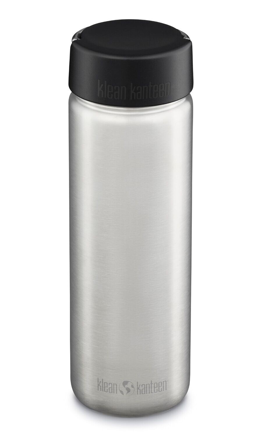 Klean Kanteen® Wide Weithalsflasche (mit Wide Loop Cap) 800ml/27oz, Farbe: Brushed Stainless
