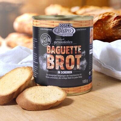 DosenBistro™ zweifach geröstetes Baguette-Brot - 12 x 100g