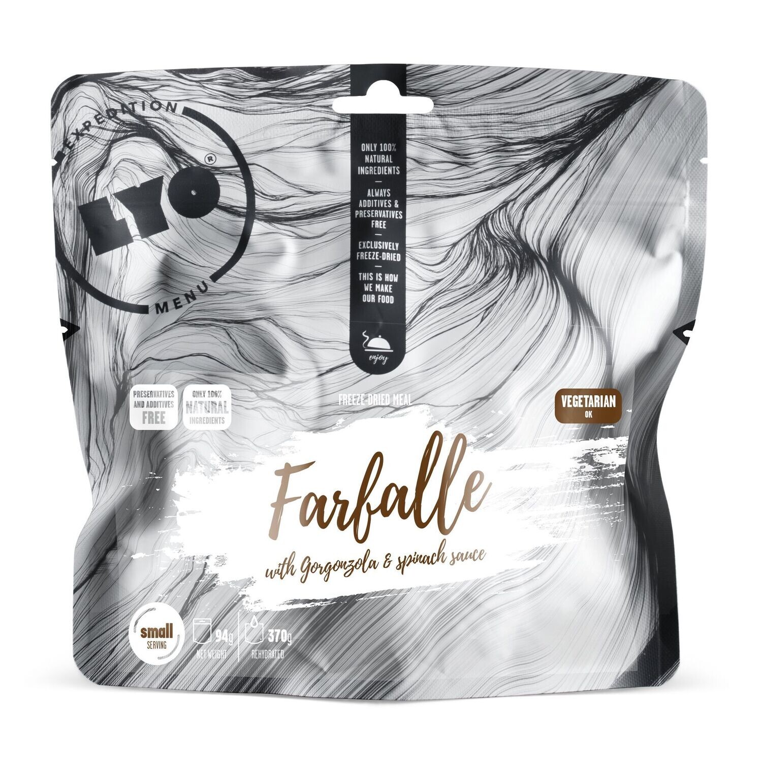 Lyofood  Farfalle mit Gorgonzola und Spinat - Outdoornahrung