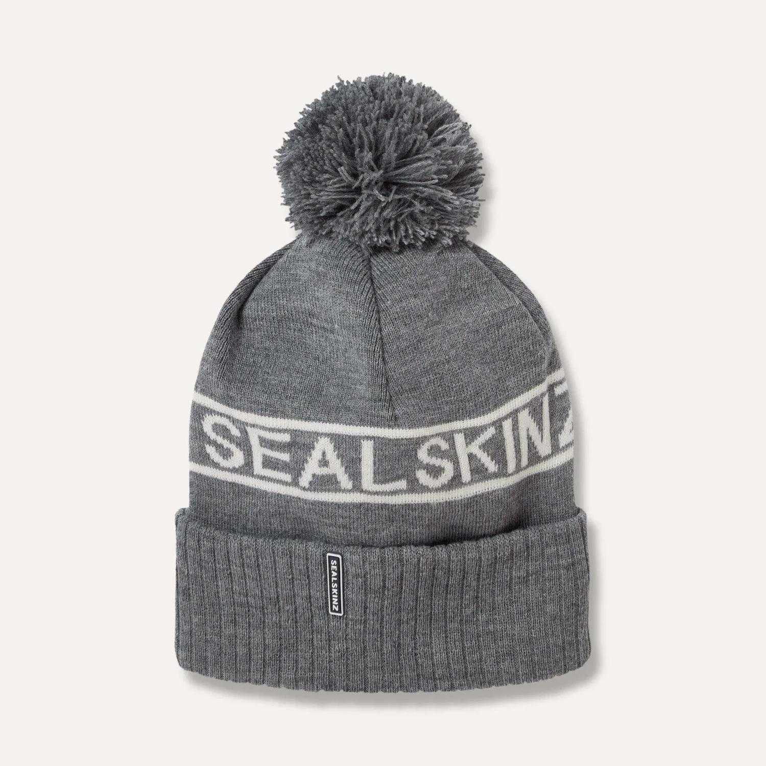 SealSkinz Heacham Waterproof Cold Weather Icon Bobble Hat - wasserdichte Bommelmütze, Größe: S/M
