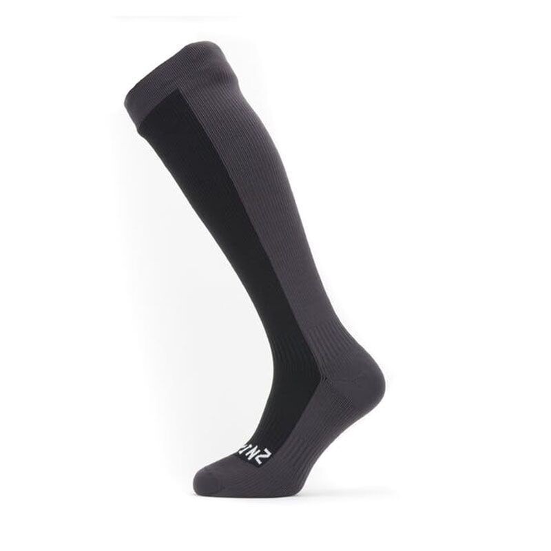 SealSkinz Worstead Waterproof Cold Weather Knee Length Sock - Wandersocken, Größe: S (36-38), Farbe: black/grey