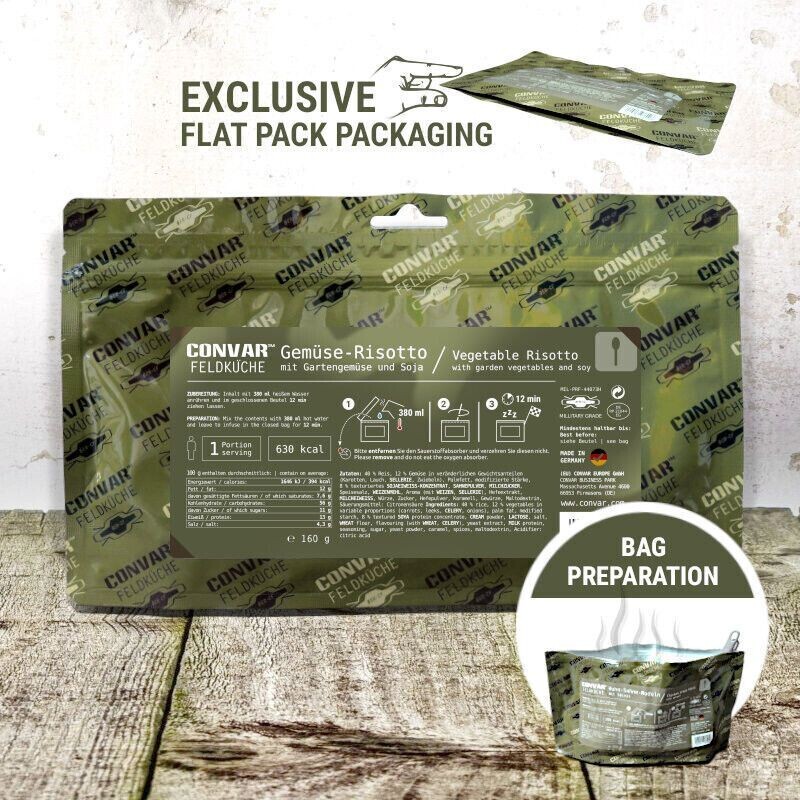 CONVAR Feldküche Gemüse-Risotto (1 Portion) (160g)