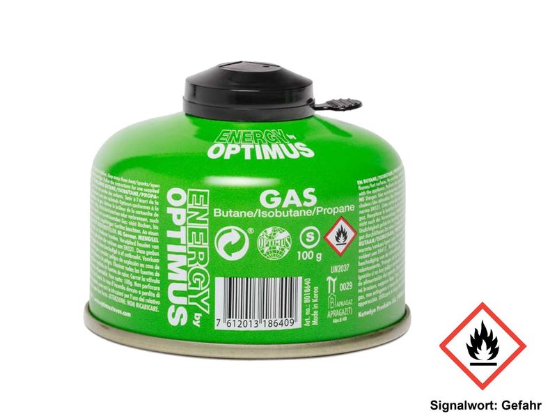 Optimus Gas - Gaskartusche Butan/Isobutan/Propan 100g Optimus Gas - Gaskartusche Butan/Isobutan/Propan 100g
