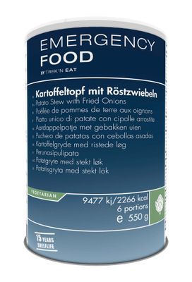 Trek'n Eat Emergency Food Kartoffeleintopf mit Röstzwiebeln– 550g Dose