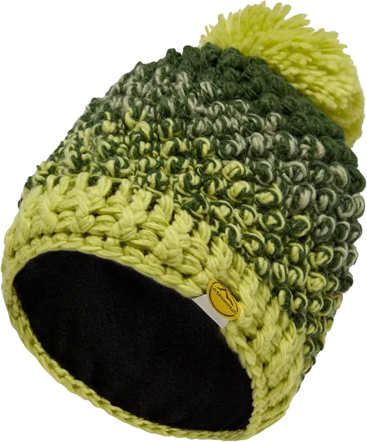 La Sportiva Terry Beanie W - warme Strickmütze, Farbe: Teal/Green Banana, Größe: S/M