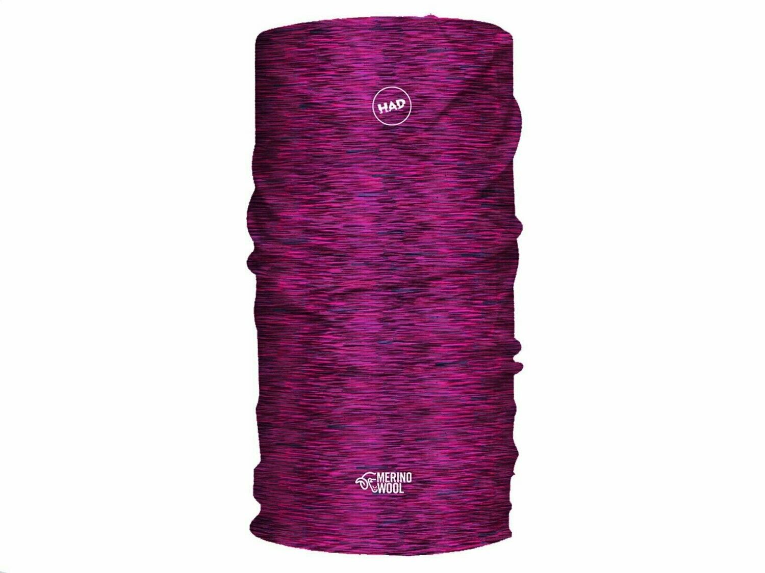 HAD Tuch Merino - ultraleichtes Schlauchtuch, Farbe: Mary Melange (magenta)