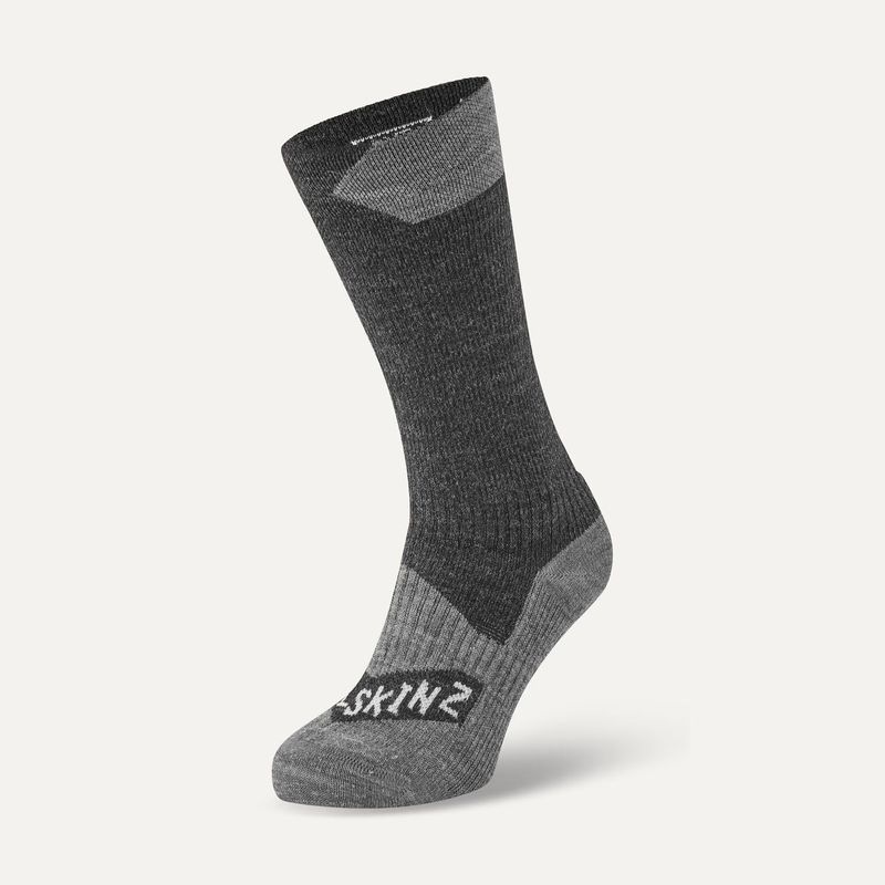 SealSkinz Raynham All Weather Mid Length Sock black - wasserdichte Wandersocken SealSkinz Raynham All Weather Mid Length Sock black - wasserdichte Wandersocken
