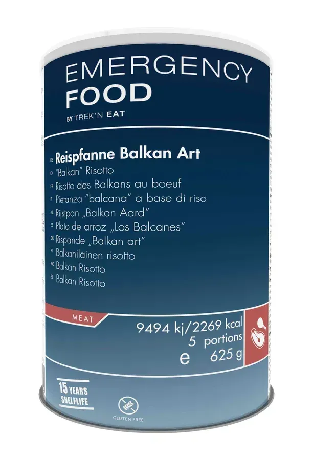 Trek'n Eat Emergency Food Reispfanne "Balkan Art" -  630g Dose