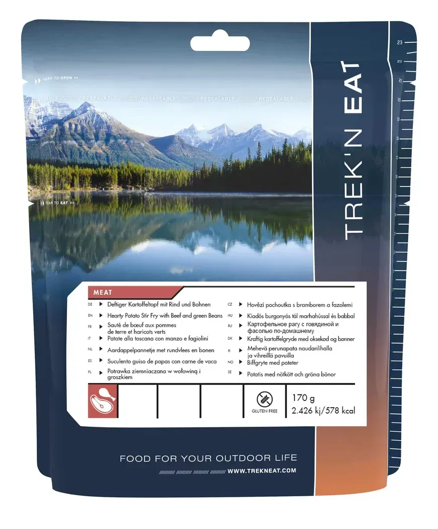 Trek'n Eat Deftiger Kartoffeleintopf mit Rind und Bohnen– 170g