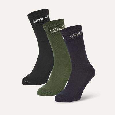 SealSkinz Suffield  - Solo Merino Liner Sock - 3-er Pack