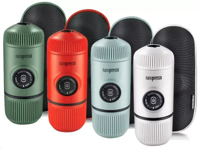 Wacaco Nanopresso Tragbare Espressomaschine + Schutzhülle