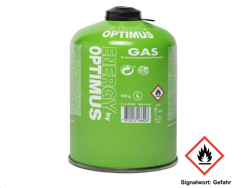 Optimus Gas  - Gaskartusche Butan/Isobutan/Propan  450g