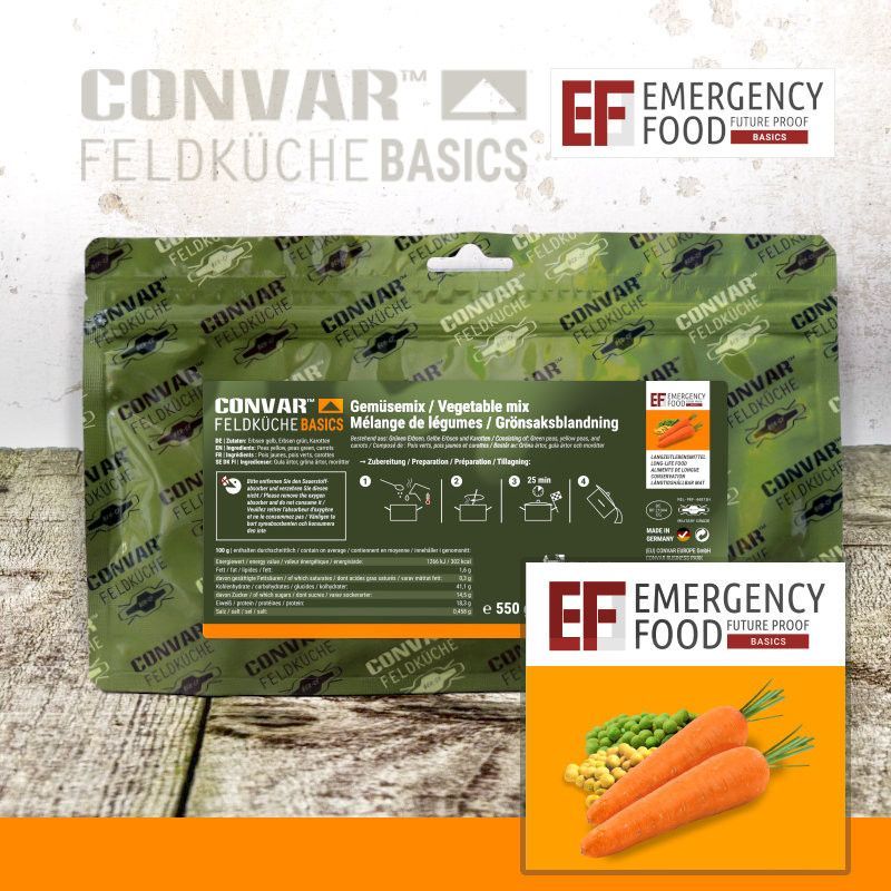 Convar EF Emergency Food Gemüsemix (550g) Convar EF Emergency Food Gemüsemix (550g)