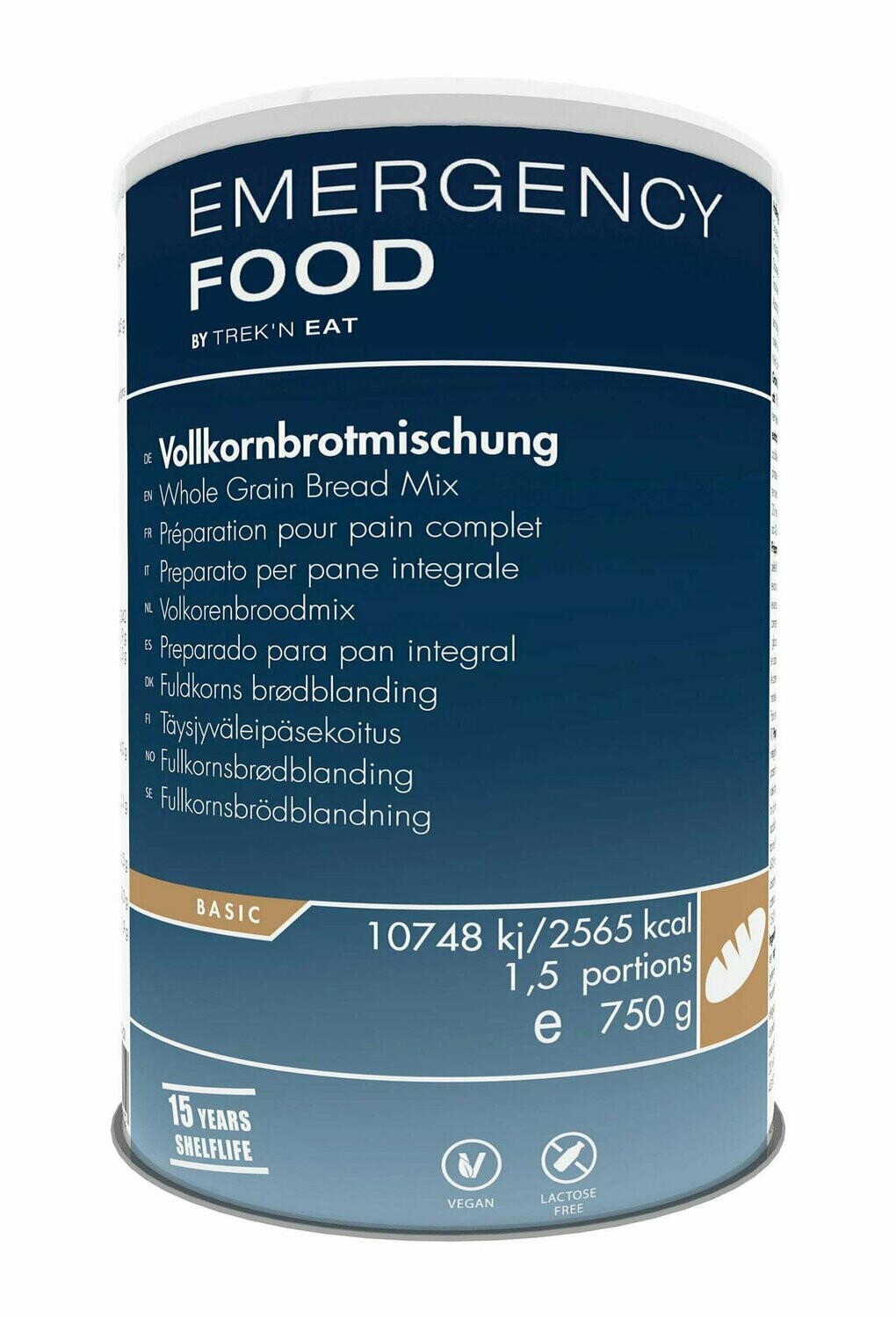Trek'n Eat  Emergency Food Vollkornbrotmischung - 750g Dose
