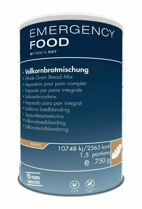 Trek'n Eat  Emergency Food Vollkornbrotmischung - 750g Dose